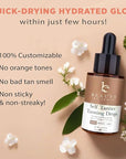 Self Tanner Drops for Face Tanner, Sunless Tan, Body & Face Self Tanner Drops, Face Tanning Drops to Make Self Tanner Face Self Tanning Lotion, Tan Drops for Face Tan
