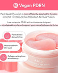 Abib PDRN Retinal Eye Patch, Hydrogel Masks for Dark Circles, Puffiness, Fine Lines, 60 Patches, 84g, with Niacinamide, K-Beauty Skincare