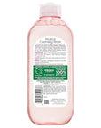 Garnier Micellar Water with Rose Water and Glycerin, Hydrating Facial Cleanser & Makeup Remover, For All Skin Types, Vegan, Cruelty Free, 13.5 Fl Oz (400mL), 1 Count