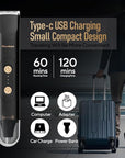 All in 1 Groin & Body Hair Trimmer for Men Bikini Trimmer Women Electric Ball Pubic Shaver IPX7 Waterproof Wet & Dry Use Versatile Shaver for Temple Groin Nose Ear Hairs Beard, Black