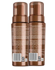 Jergens Self Tanner, Natural Glow Instant Sun, Sunless Tanning Mousse, Quick Self Tanner Foam, Ultra Deep Brozne, 6 Oz, Pack of 2
