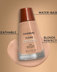 COVERGIRL Clean Liquid Foundation, Perfect Beige 148, Pack of 1