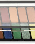 wet n wild Color Icon 10-Pan Eyeshadow Makeup Palette, Long Lasting, Shimmer, Metallic, Glittery, Matte, Rich Smooth Pigment, Cruelty Free - Stop Playing Safe