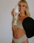 Chocolate Glaze Self-Tanning Mousse – Rich Medium Bronzed Foam | Streak-Free, Non-Sticky, Unscented | Instant Dark Chocolate Glow for Face & Body, With Natural Colour-Fix Technology