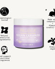Pacifica Face Cream - Vegan Ceramide Barrier Cream w/Niacinamide & Shea Butter - Hydrating Daily Face Moisturizer Fragrance Free for Sensitive Skin, Vegan, Clean Beauty Allergy & Dermatologist Tested