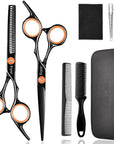 Hair Cutting Scissors Thinning Shears Kit, Fcysy Professional Hair Blending Scissor Kit, Barber Shears Haircut Salon Trimming Scissors for Women Men Pet