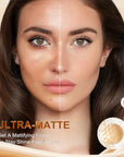 Ultra Matte Liquid Foundation Makeup, Full Coverage Shine 0.7Oz