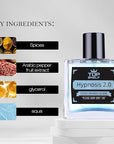 TOP SHELF Cologne for Men (Pheromone-Enhanced) - Perfume Para Hombre, Long Lasting Scent | Natural Herbal Formula | Awaken Raw Instinct, Pheromone Cologne for Men Attract Her