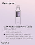 COSRX 7% Glycolic Acid Whitehead Removing Power Liquid, 3.38 fl.oz, AHA Exfoliant, Exfoliating Toner for Face & Body, Pore Minimizer, Korean Skin Care