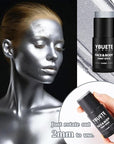 Silver Face Body Painting Stick, Professional Silver Full-coverage Cream Face Paint for Halloween SFX Cosplay Makeup, Washable Eye Body Stick for Adult Costume Party