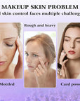 Chillab Lavender Matte Powder, Gel-like Formula Oil-Control Primer Oil Control