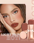 Cream Blush Stick for Cheeks Makeup,Waterproof Blush Face