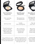 LAURA GELLER NEW YORK Filter Finish Pressed Neutralizing Setting Powder, Color Correcting For Even Tone, Universal