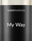 SCENTEMOTION My Way Diffuser Oil Inspired by The 1 Miami Beach Scent, Scent Diffuser Oil with Notes of Cardamom, Leather, Lemon & Iris, Aromatherapy Fragrance, Essential Oil Blend | 120ml, 4.05 fl oz