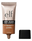 e.l.f. Soft Glam Foundation, Medium Coverage, Long-Lasting & Buildable Foundation For A Smooth, Satin Finish, Vegan & Cruelty-Free, 50 Deep Warm