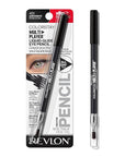 REVLON ColorStay Multiplayer Liquid-Glide Eye Pencil, Multi-Use Makeup With Blending Brush, Blends Then Sets, Creamy Texture, Waterproof, Smudge-proof, Longwearing, 401 Checkmate, 0.03 Oz