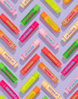 Lip Smacker Original & Best Holiday Flavored Lip Balm Party Pack, Oatmeal Cookie, Vanilla, Mango, Watermelon, Tropical Punch, Cotton Candy, Kiwi, Strawberry, Clear