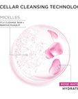 Garnier Micellar Water with Rose Water and Glycerin, Hydrating Facial Cleanser & Makeup Remover, For All Skin Types, Vegan, Cruelty Free, 23.7 Fl Oz (700mL), 1 Count