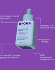 BYOMA Brightening Serum Refill - Barrier Repair Serum - Brightening & Hydrating Face Serum with Hyaluronic Acid, Niacinamide & Ceramides - Hyaluronic Acid Serum For Face - 1.01 fl. oz Refill