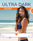 Sun Laboratories By Giesee Ultra Dark Spray Tan Solution 1/2 Gallon - Professional Sunless Tanning Spray for Airbrush Tan, Self Tanner Mist, Sun Tanning Lotion, Fake Tan