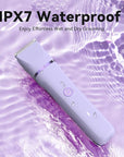 Electric Razors for Women - 4 in 1 Bikini Trimmer for Women, Waterproof Body Pubic Shaver for Womens Wet & Dry Use, Replaceable Facial & Nose Hair Trimmer, Rechargeable Hair Removal Kit, Purple