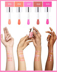 Plumping Lip Glow Oil,Hydrating Tinted Lip Oil Gloss,Transparent Toot Lip Oil Lipgloss,Long Lasting Moisturizing Glow Reviver Lip Care Oil,Lip Tint Stain Lipstain,Christmas Gift for Women(#015 Cherry)