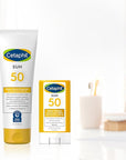 Cetaphil Sheer Mineral Sunscreen Stick for Face & Body, 0.5oz, 100% Mineral Sunscreen: Zinc Oxide & Titanium Dioxide, Broad Spectrum SPF 50, For Sensitive Skin