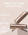 Bali Body Instant Tan Light-Medium | Skin Perfecting Aerated Spray, Instantly Flawless Airbrushed Bronzed Finish | Soothing for All Skin Types | Vegan, Cruelty Free, Australian Made (97 ml/3.28 fl oz)