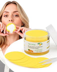 Turmeric Kojic Acid Cleansing Pads, Turmeric Face Scrub Pads Enriched with Kojic Acid and Turmeric, for Travel and Daily Use - 60PCS