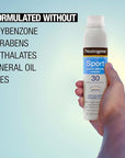 Neutrogena Sport Active Defense SPF 30 Sunscreen Spray, Sweat & Water Resistant Spray Sunscreen with Broad Spectrum UVA/UVB Sun Protection for Sunburn Prevention, Oxybenzone-Free, 5.0 oz