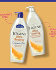 Jergens Ultra Healing Dry Skin Lotion, Hand and Body Moisturizer for Quick Absorption into Extra Dry Skin with Hydralucence Blend, Vitamins C, E and B5, White, 21 oz