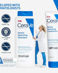CeraVe Gentle Hydrating Conditioner, Hair Conditioner With Ceramides, Niacinamide & Hyaluronic Acid, Sulfate Free & Color Safe Conditioner, Moisturizing Conditioner For All Hair & Scalp Types