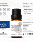 HIQILI 0.33 Fl Oz Frankincense Essential Oil, Relaxing, Skin Care, Camp Atmosphere Creation, Can be Added to Body Lotions, Creams, Aromatherapy Use - 10ml