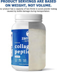 Zammex Collagen Peptides Powder, 90 Servings, Unflavored Instant Powdered, Pure Hydrolyzed Collagen Protein Powder (Type I, III) 100% Grass Fed, Paleo & Keto, Non-GMO, for Skin Hair Nail Joint