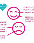 Klee Naturals Luna Star Naturals Klee Kids 4 PC Makeup Up Kits with Compacts (Enchanted Fairy)