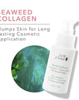 100% PURE Mattifying Face Primer Plumping Makeup Base & Moisturizer with Anti-Aging Seaweed Collagen - Long-Lasting Matte Pore Diminishing Cosmetics Prep, Flawless Smooth Skin Hydration - 1 oz