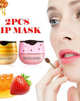 Bee Lip Balm Honey Pot Strawberry Moisturizing