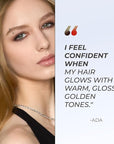 XMONDO Color Golden Blonde Color Depositing Mask & Semi-Permanent Hair Dye Super Gloss Infused with Bond Boosters for Nourishment, Revitalize & Repair, Vegan Formula, 8 Fl Oz