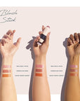 Trestique Blush Stick, Vegan Blush Stick With Built-In Stick,