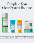 Geologie Clear Skin Face Cream | Clear System Daily Moisturizer with SPF15 for Acne-Prone Skin | Azelaic Acid, Niacinamide & Hyaluronic Acid | Lightweight & Oil Free | 60 ML