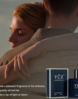 Ycz Charm Unfolds Marine Perfume for Men, 1.7 oz. Long Lasting Eau De Parfum Cologne For Men, Oriental Woody Fragrance - Ideal Special Occasions, Making it the Ideal gentlemen’s Gift (2-Pack).