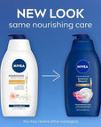 NIVEA Nourishing Botanical Blossom Body Wash with Nourishing Serum, Moisturizing Body Wash for Women, Enriched with Provitamin B5 and Vitamin E, 30 Fl Oz Bottle