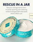 Onsen Hand & Cuticle Rescue Cream | Organic Nail Strengthener & Balm | Dry, Cracked Hands, Elbows & Feet | Shea Butter, Tsubaki & Jojoba Oil | Nail Repair & Growth, Vegan - 1 Pack (0.88 oz)