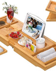Artmalle bathtub caddy tray for