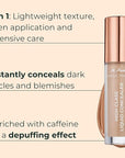 M. Asam MAGIC FINISH HIGHCLASS LIQUID CONCEALER Beige (0.13 fl oz) - 4-in-1 Concealer With Mimic-Lift complex & High Coverage For Dark Circles & Blemishes, Vegan Make Up With Illuminating Pigments