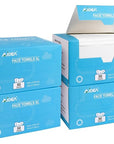 AIDEA XL Face Towels Disposable-200Ct (4 Box), Clean Facial Cloths, Facial Cleansing Wipes for Sensitive Skin, Face Towelettes for Makeup Removing, Nursing, Travel, Dry Wipes 9.84"×11.81"