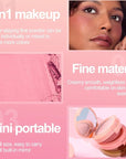 3-in-1 Blendable Trio, Contour and Highlight Blush Makeup
