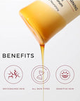 Hey Honey Good Morning Honey Silk Facial Serum | Anti-Aging Vitamin C & Hyaluronic Acid Serum for Radiant Skin Boosts Glow, Smooths Fine Lines, Strengthens Skin Barrier | 1 oz