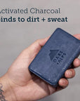 Oars + Alps Blue Charcoal Exfoliating Men's Bar Soap, Dermatologist Tested and Made with Clean Ingredients, Travel Size, 1 Pack, 6 Oz