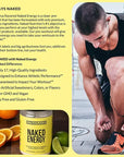 Naked Citrus Naked Energy - Citrus Flavored Clean Pre Workout Supplement for Men and Women, Vegan Friendly, No Added Sweeteners, Colors Or Flavors - 30 Servings